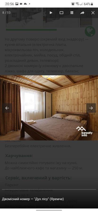 Villa Дух Лісу Jaremtsche Exterior foto